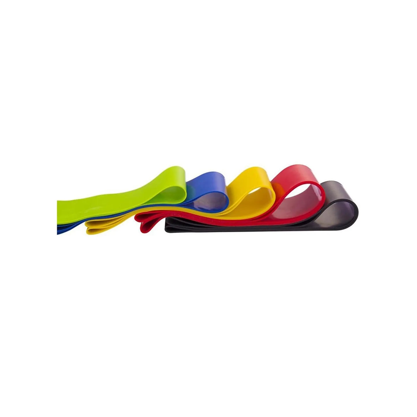 Kit con 5 bandas elásticas de entrenamiento